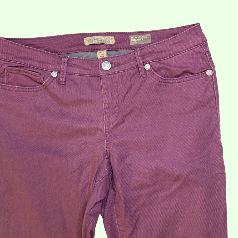 Rich Purple Denim Pants
